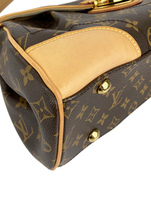 LOUIS VUITTON Beverly Brown Monogram Shoulder Bag - Reems Closet