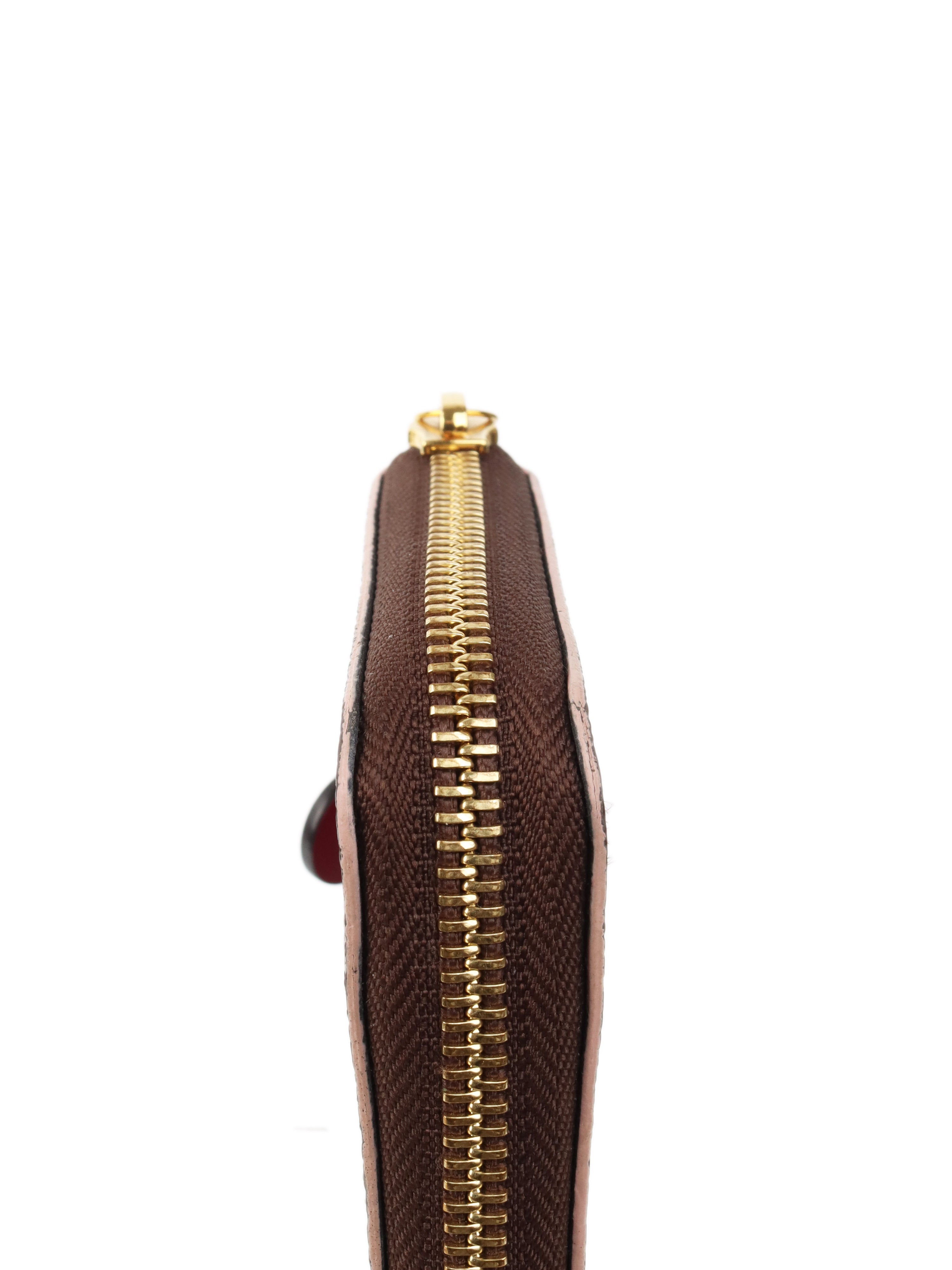 Louis Vuitton Monogram Flower Square Zip Around Wallet Brown Leather  ref.528760 - Joli Closet