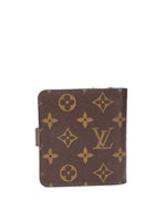 Monogram Canvas Groom Compact Zip Wallet