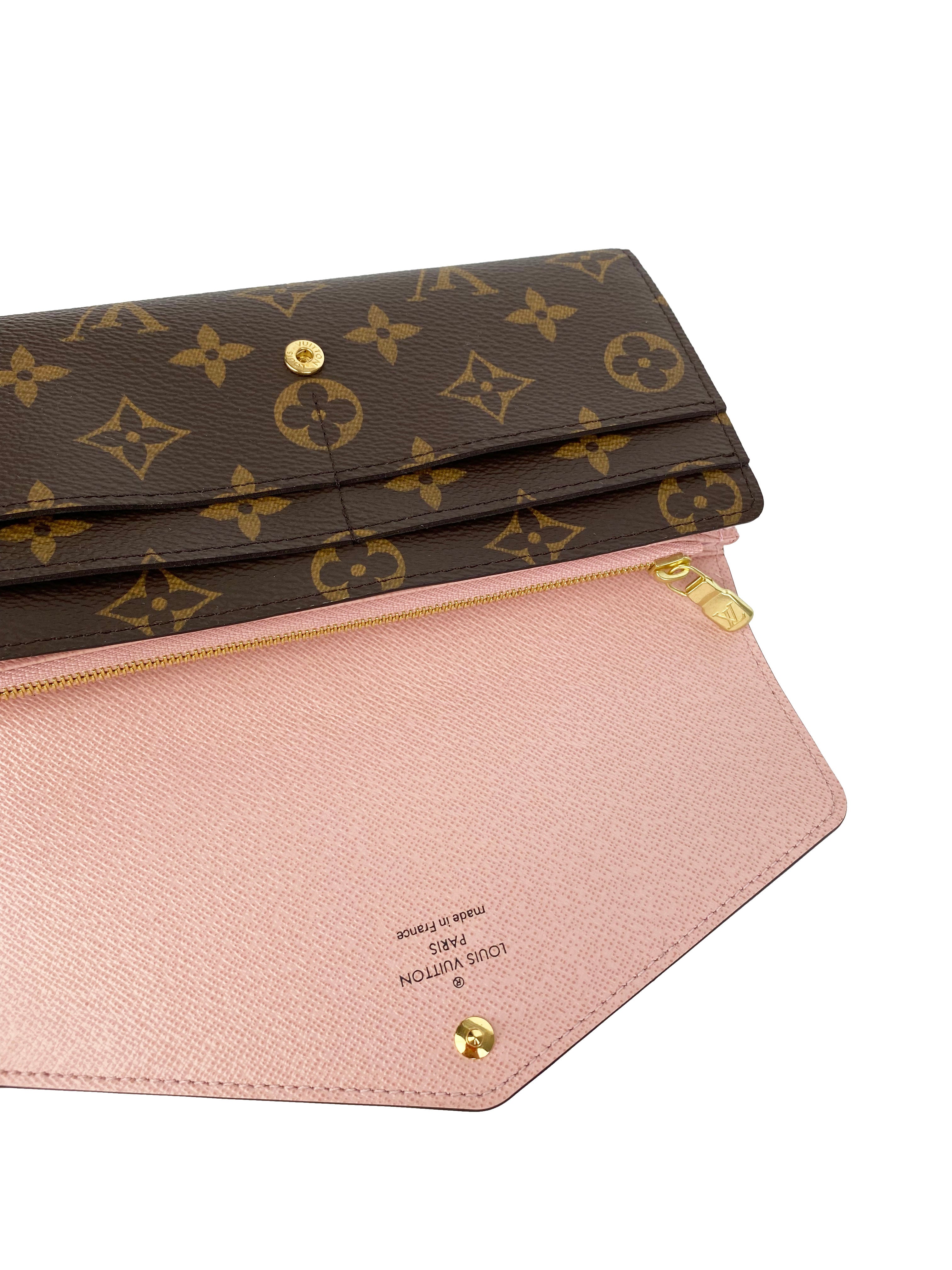 Authentic Louis Vuitton Monogram Button Wallet – Luxe Touch Luxury Resale