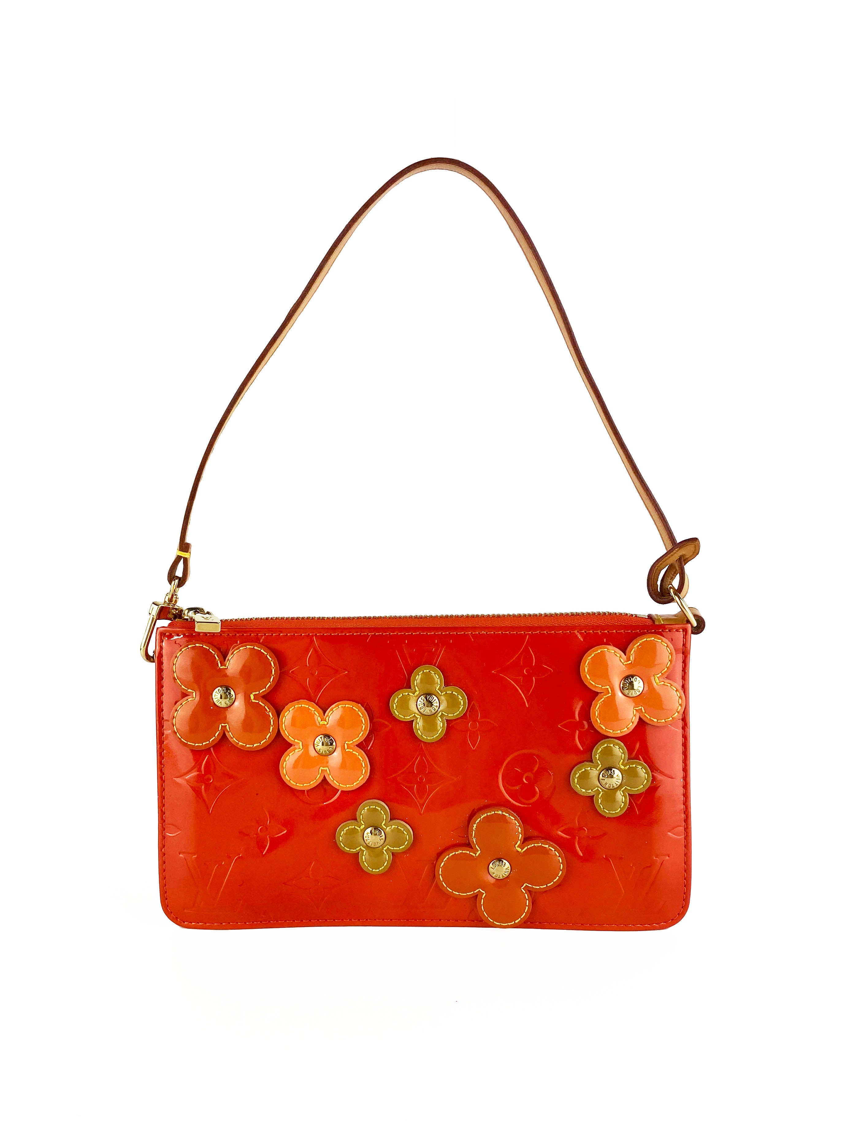 LouisVuittonOrangeLexingtonFleursPochetteBag-2.jpg