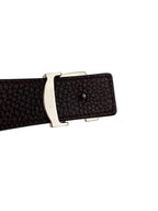 Louis Vuitton Orange & Brown Reversible Belt 90