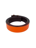 Louis Vuitton Orange & Brown Reversible Belt 90