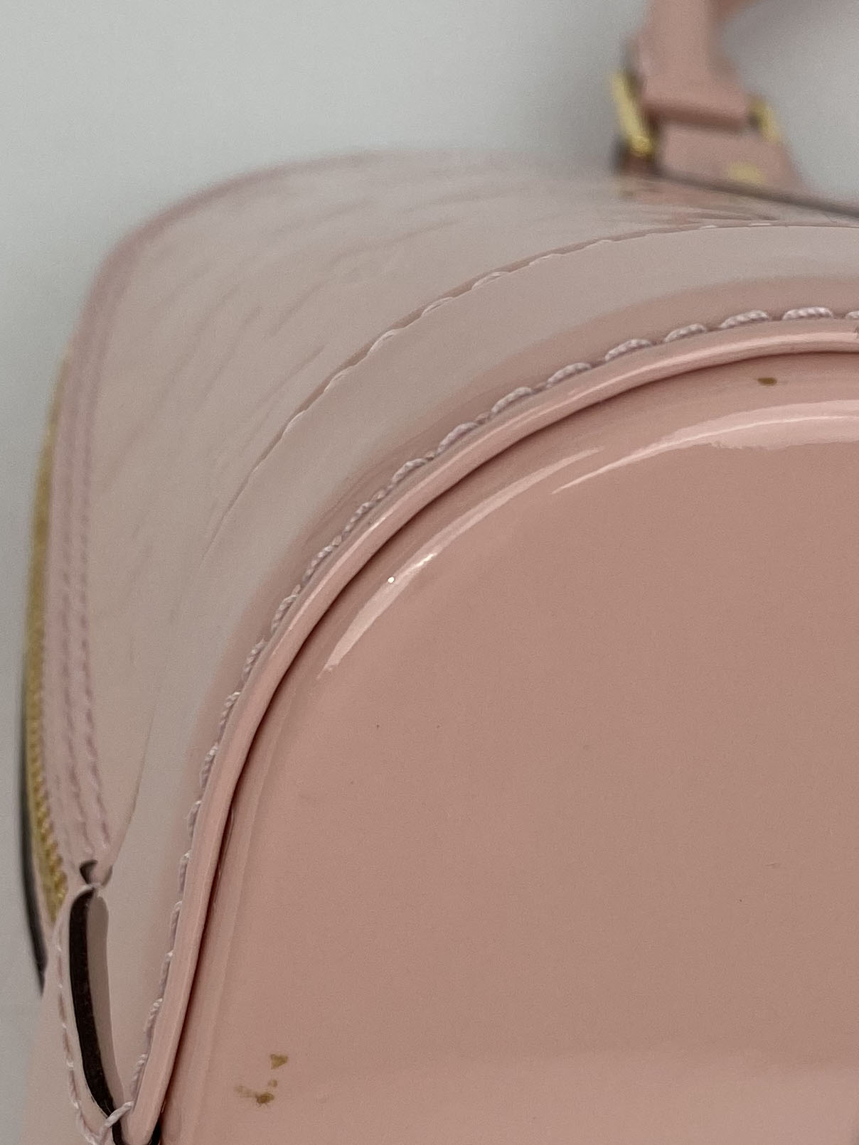 Louis Vuitton Pale Pink Vernis Alma PM Bag