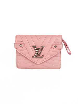 Louis Vuitton Smoothie Pink Leather New Wave Compact Wallet Louis Vuitton