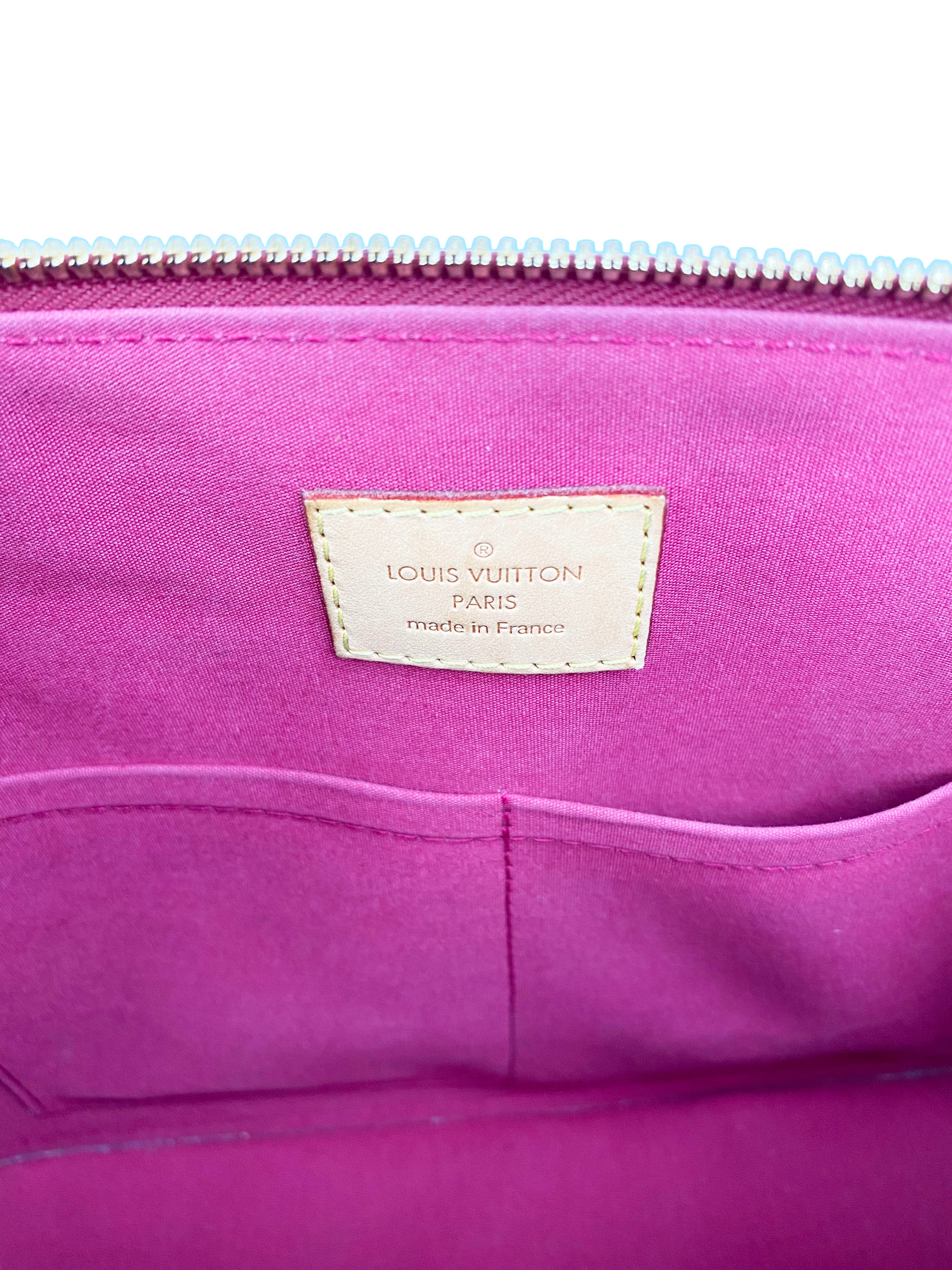 Louis Vuitton Pink Vernis Alma PM Bag