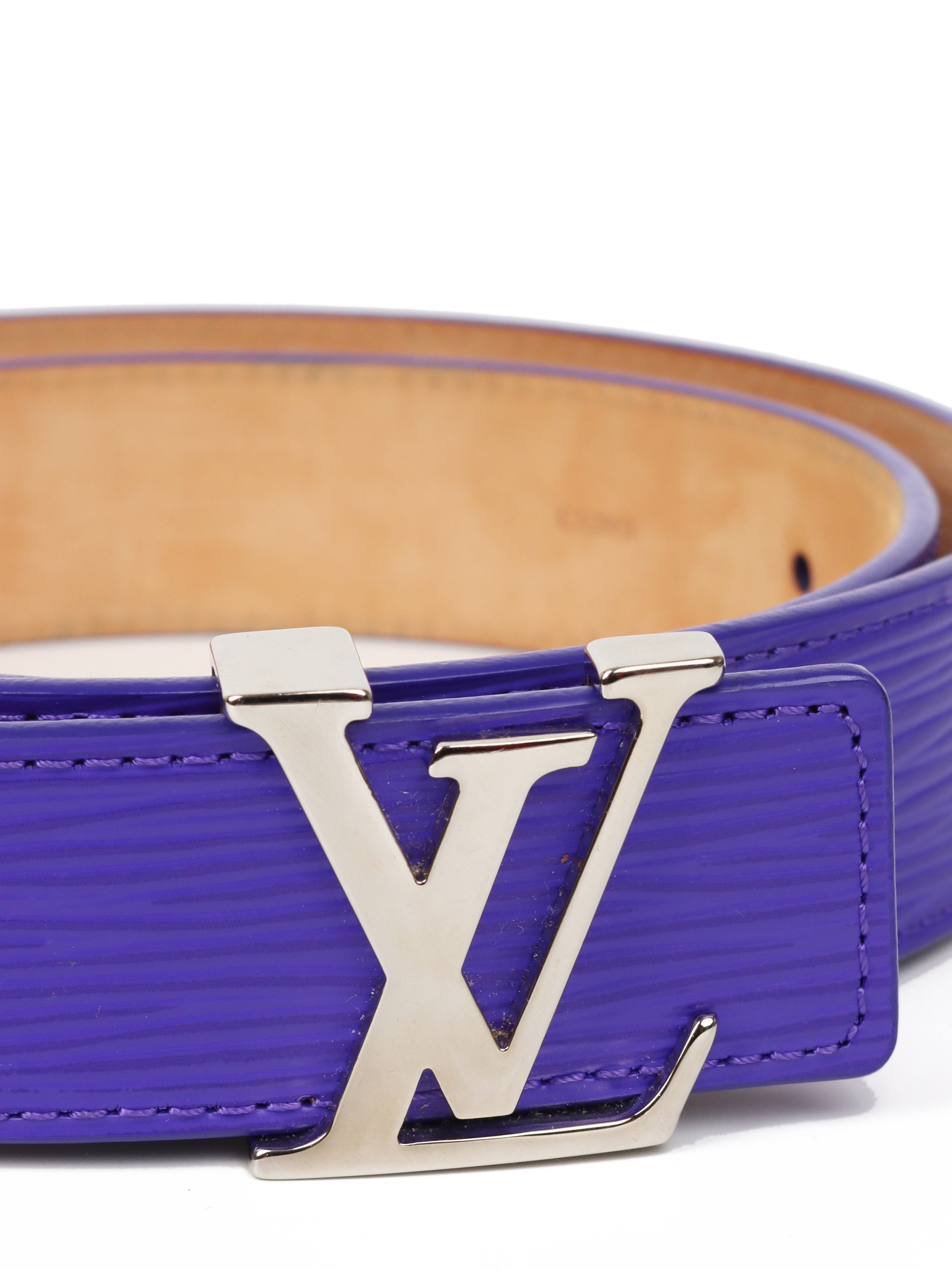 Louis Vuitton Purple Epi Initiales 30mm Belt 90 – Votre Luxe