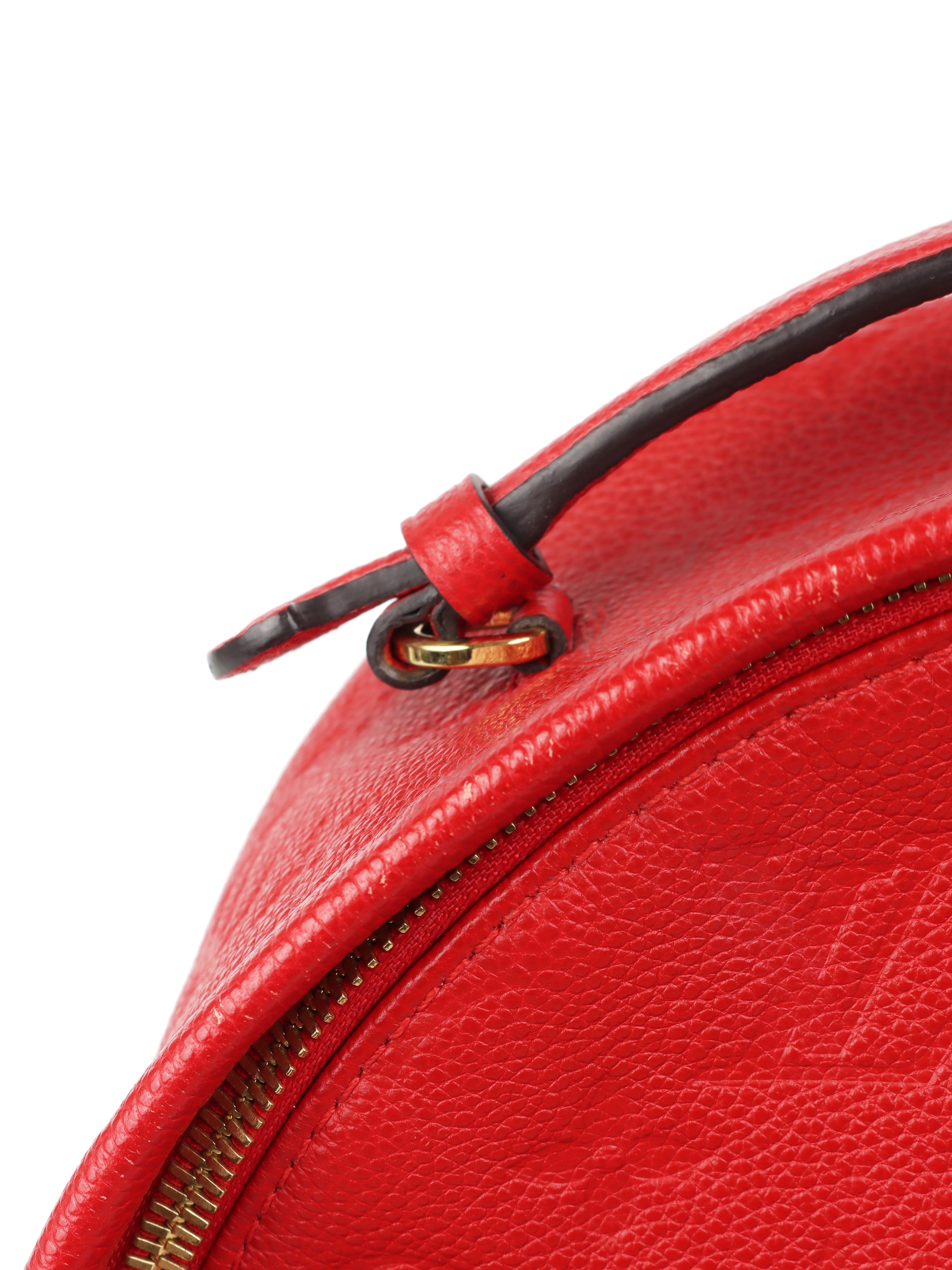 Louis Vuitton Red Sorbonne Backpack