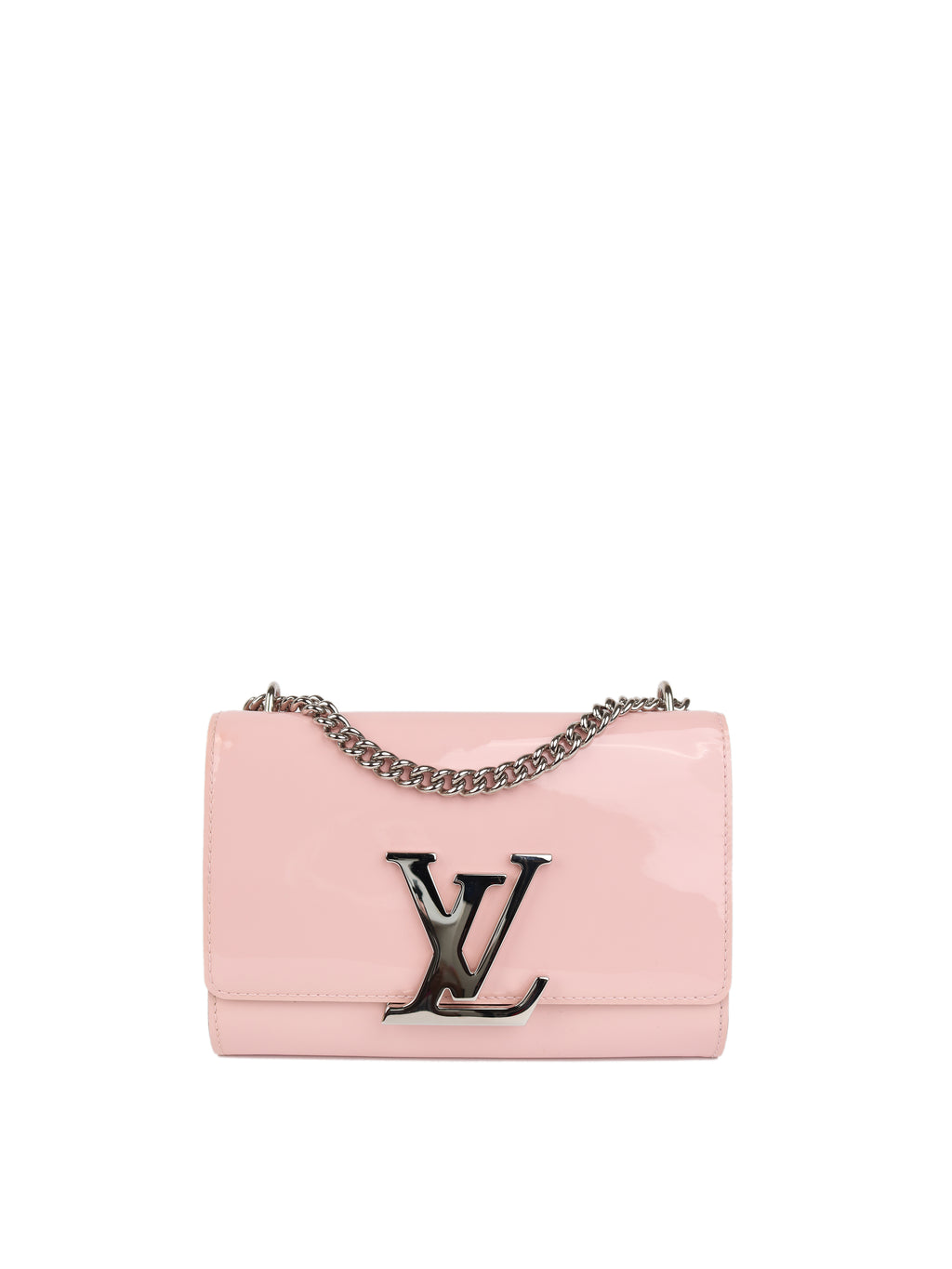Louis Vuitton Rose Ballerine Vernis Louise MM