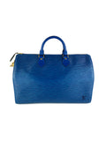 Louis Vuitton Speedy 35 Epi Toledo Blue Handbag