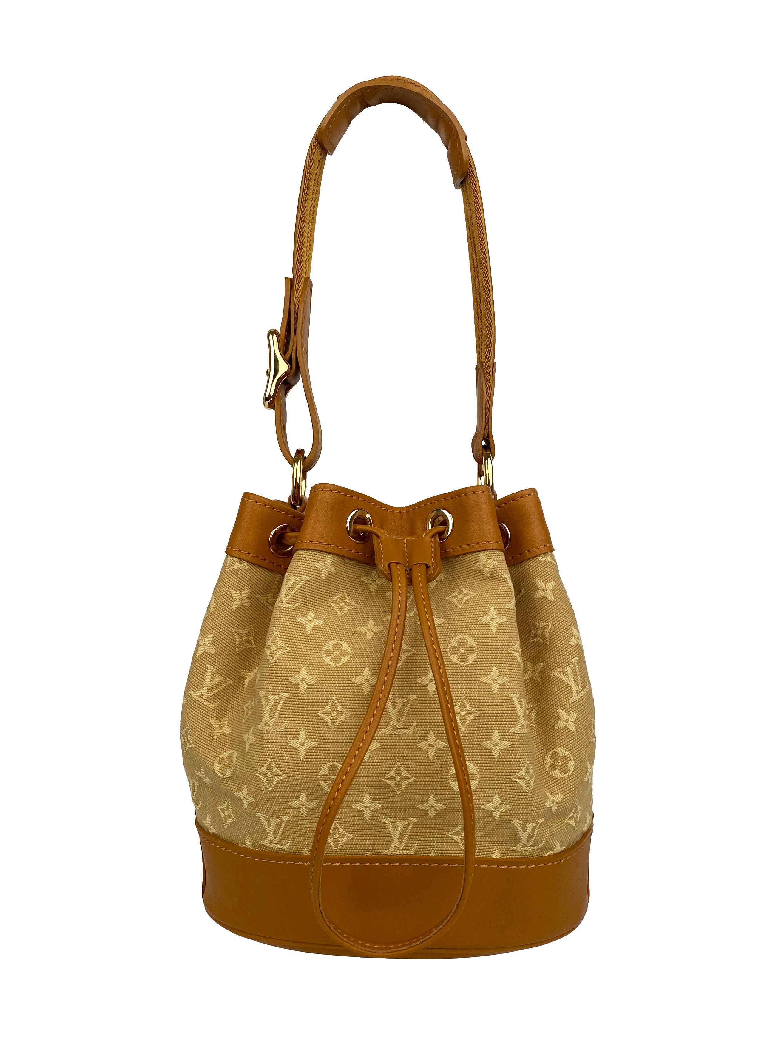 Louis Vuitton Tan Mini Noelie Bucket Bag