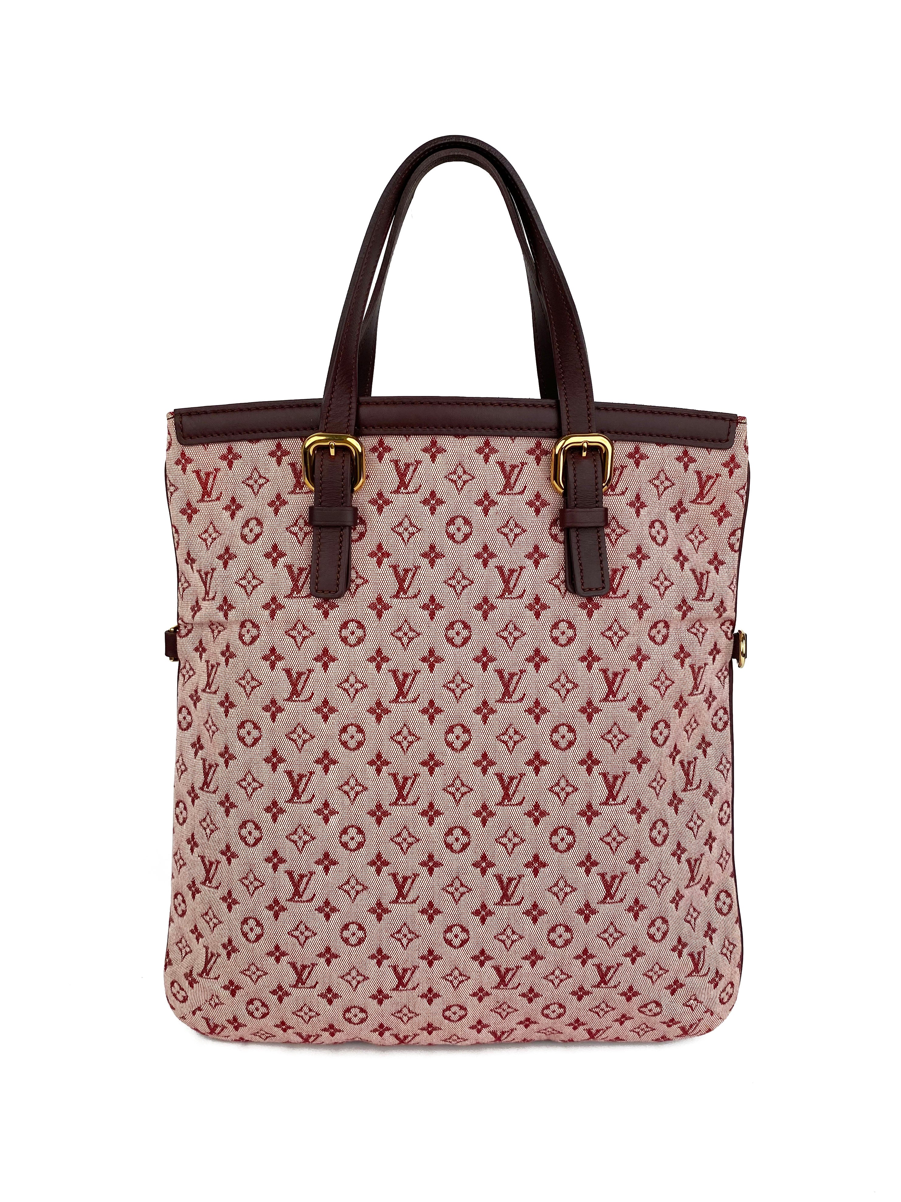 Louis Vuitton Vintage Pink Denim Tote Bag