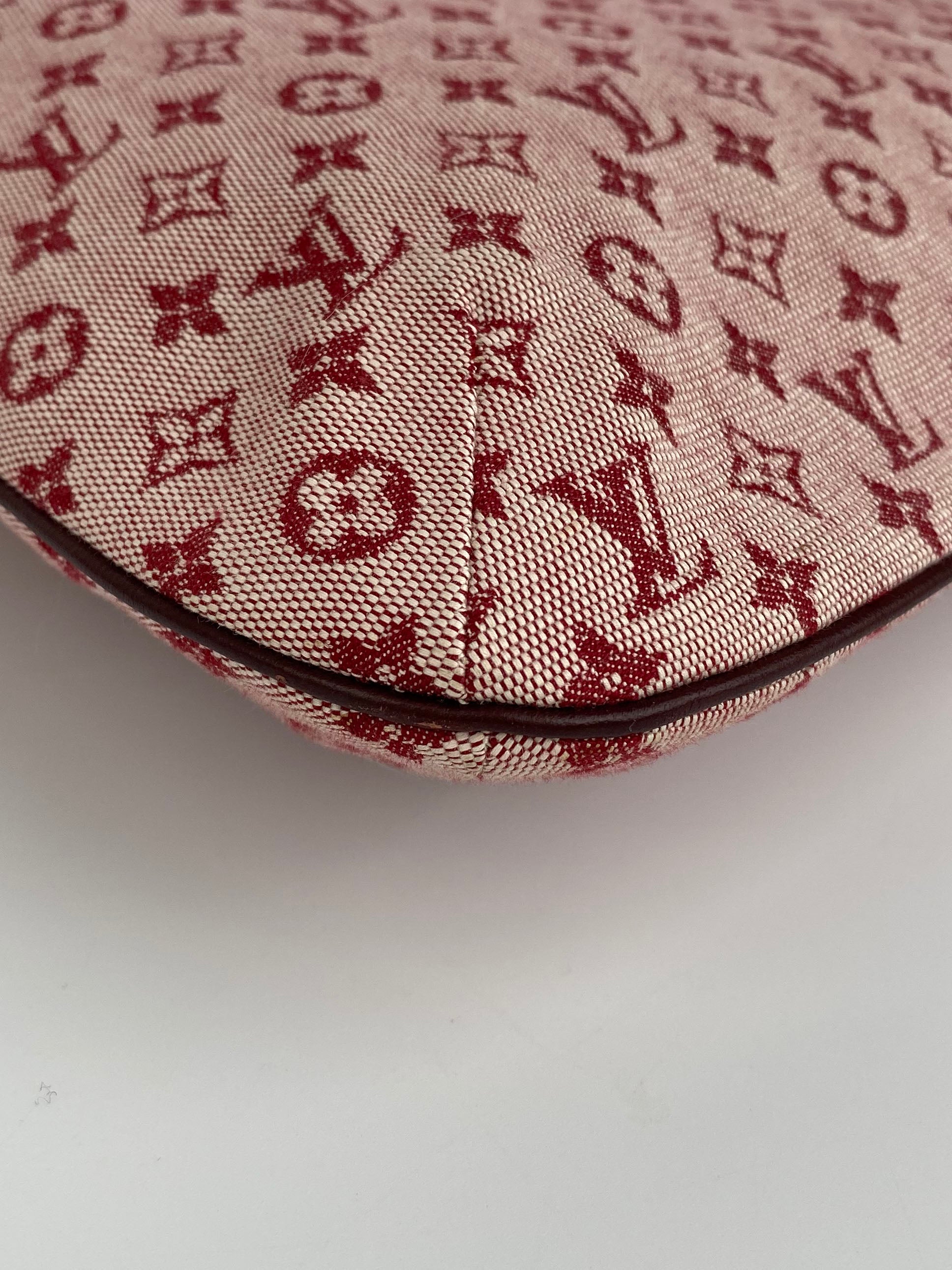 Louis Vuitton Vintage Pink Denim Tote Bag