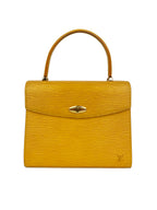 Louis Vuitton Yellow Malesherbes Epi Top Handle Bag