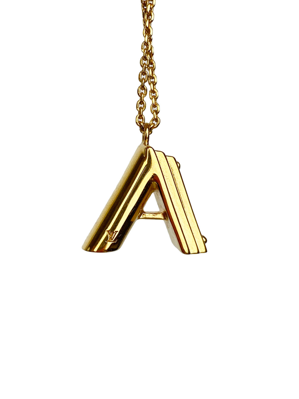Louis Vuitton "LV & Me" Necklace, Letter A