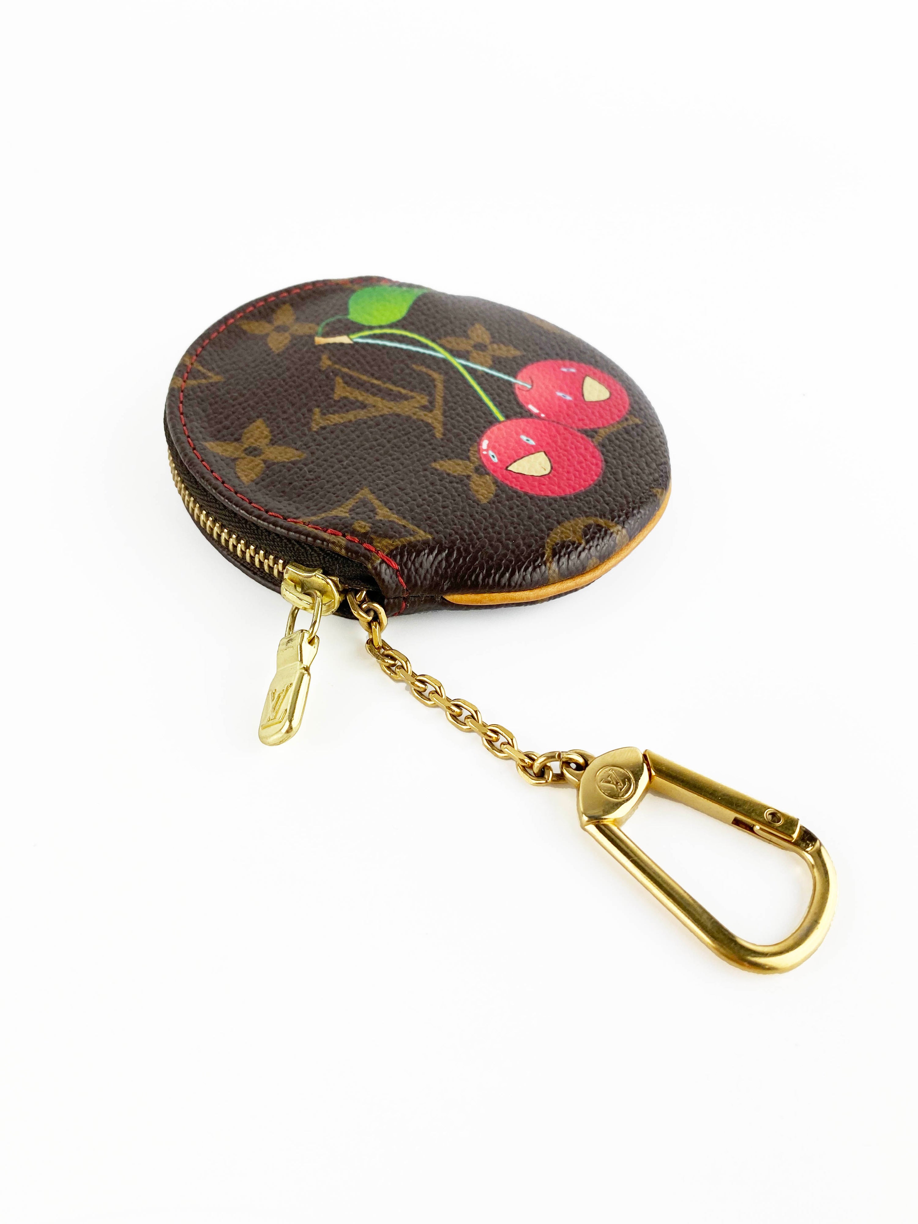 Louis Vuitton x Takashi Murakami Cherry Print Coin Purse