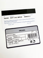 Prada Large White Diagramme Bag