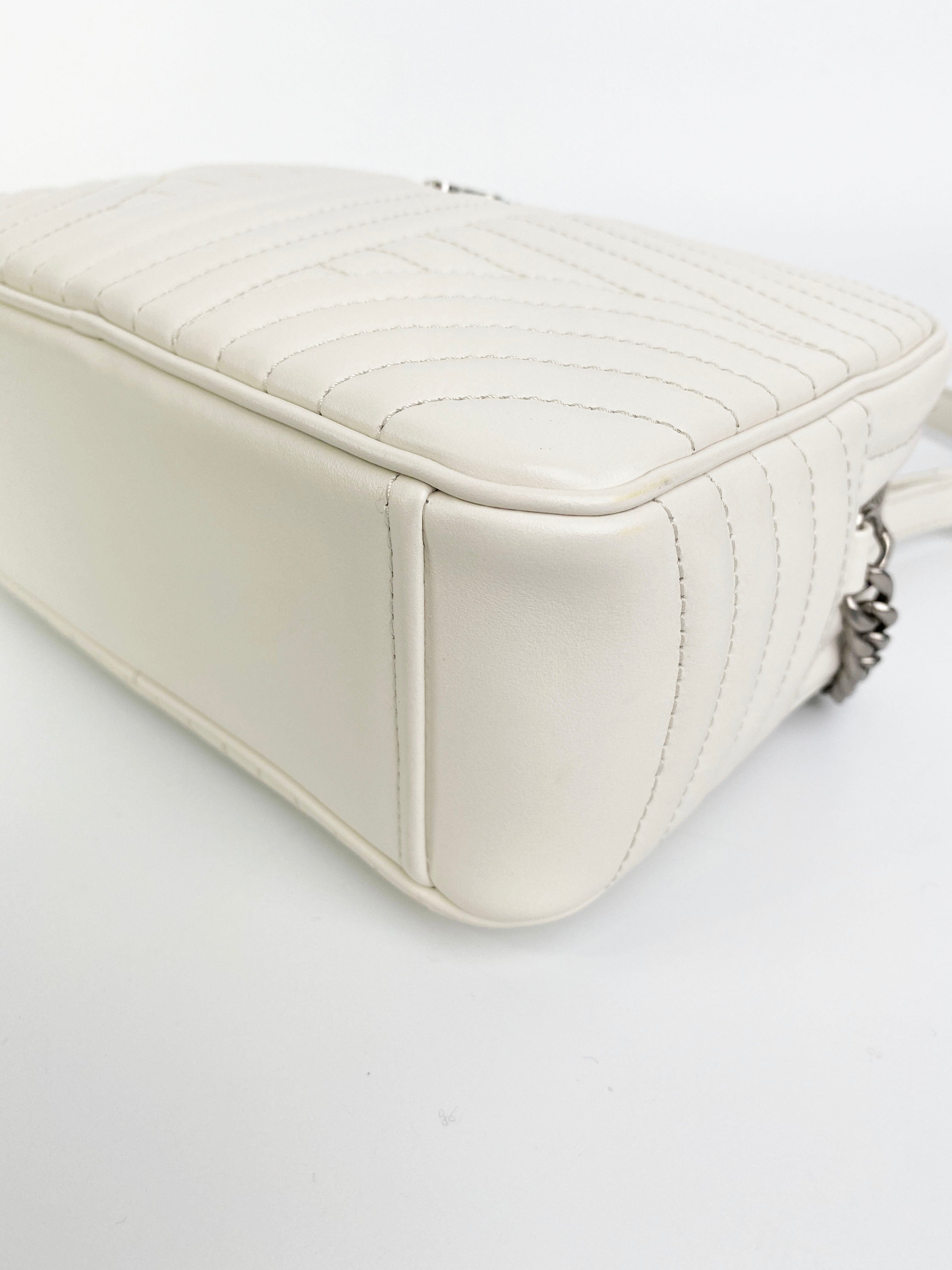 Prada Large White Diagramme Bag