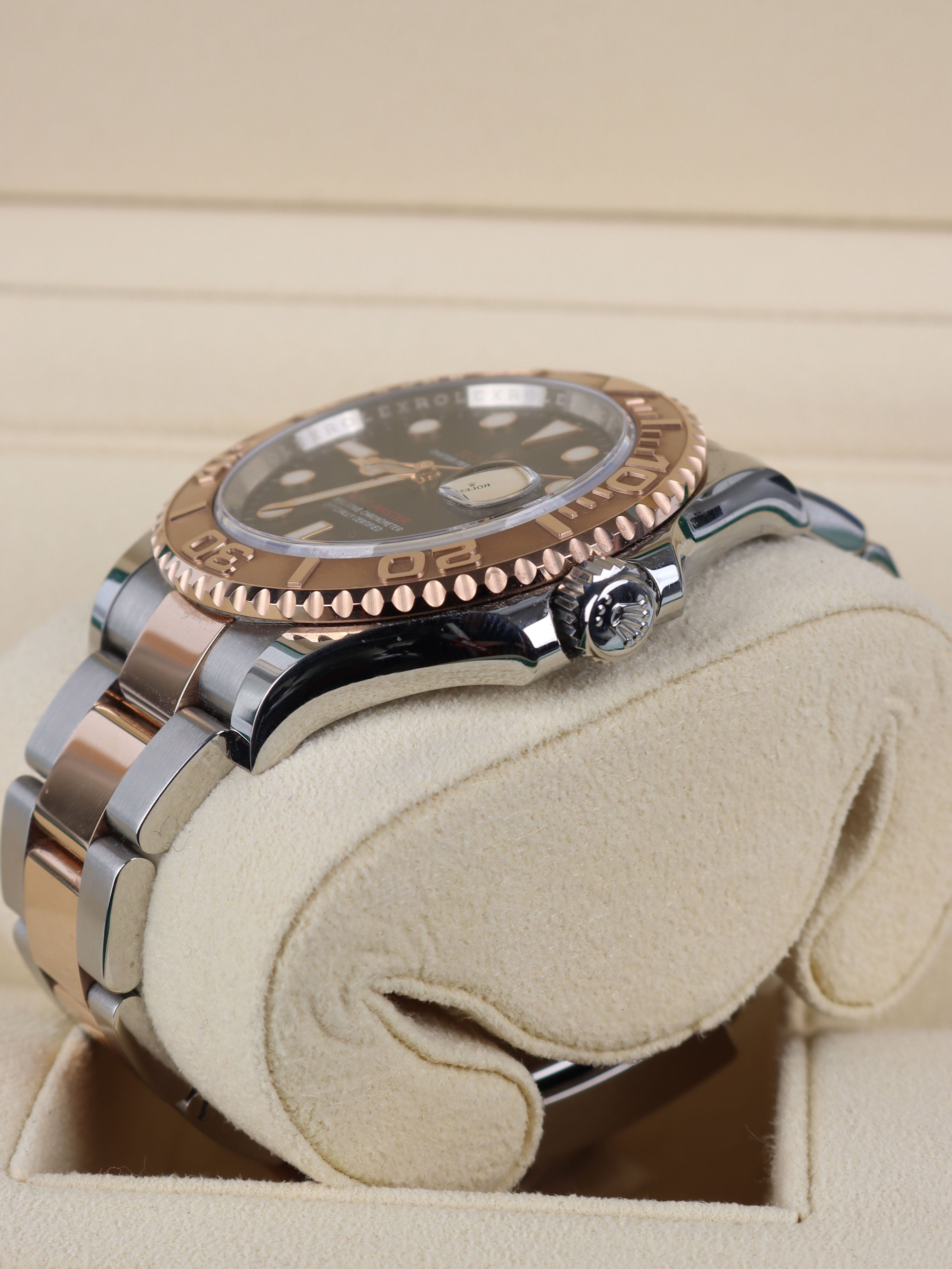 Rose gold outlet and steel yachtmaster