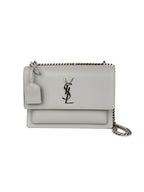 Saint Laurent Granite Grey Medium Sunset Bag