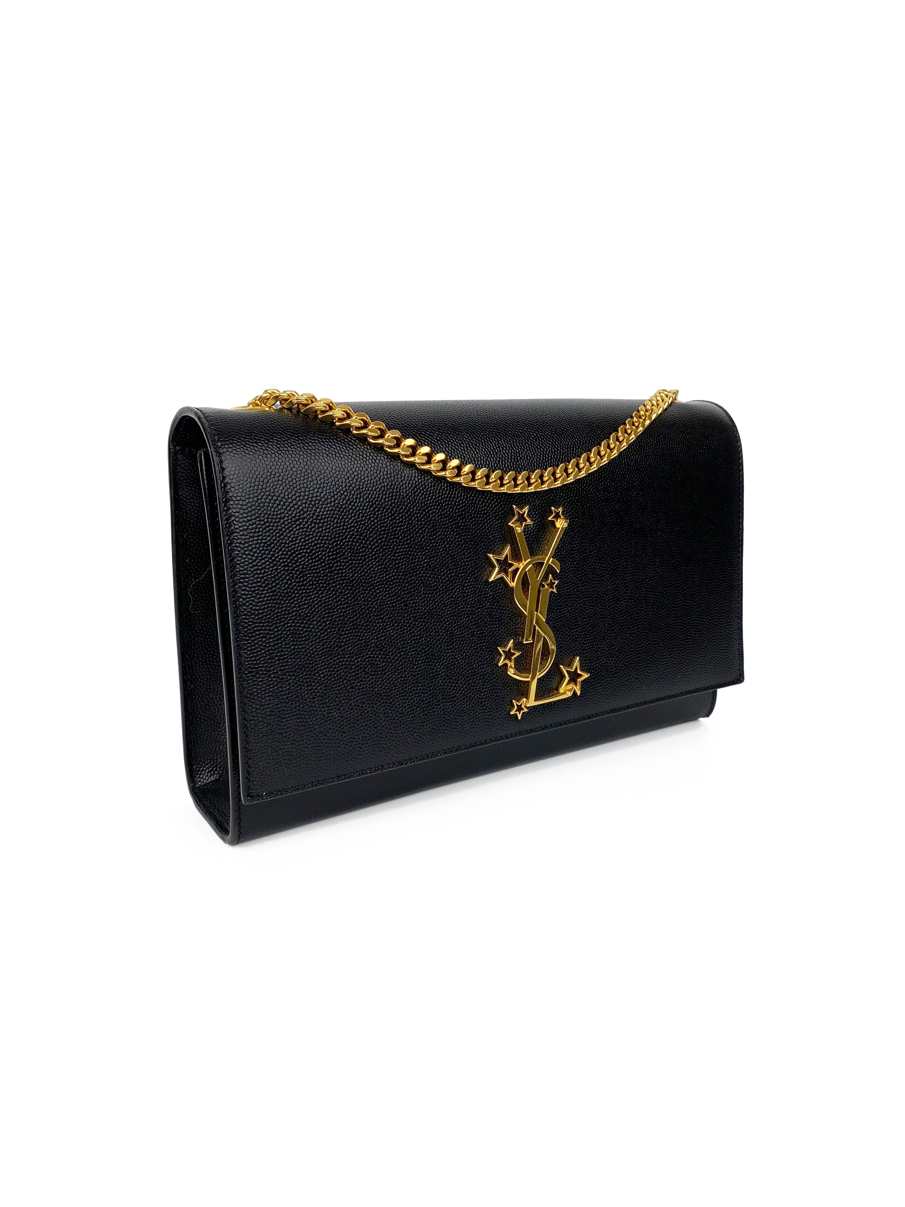 Saint Laurent Limited Edition Black Star Kate Bag