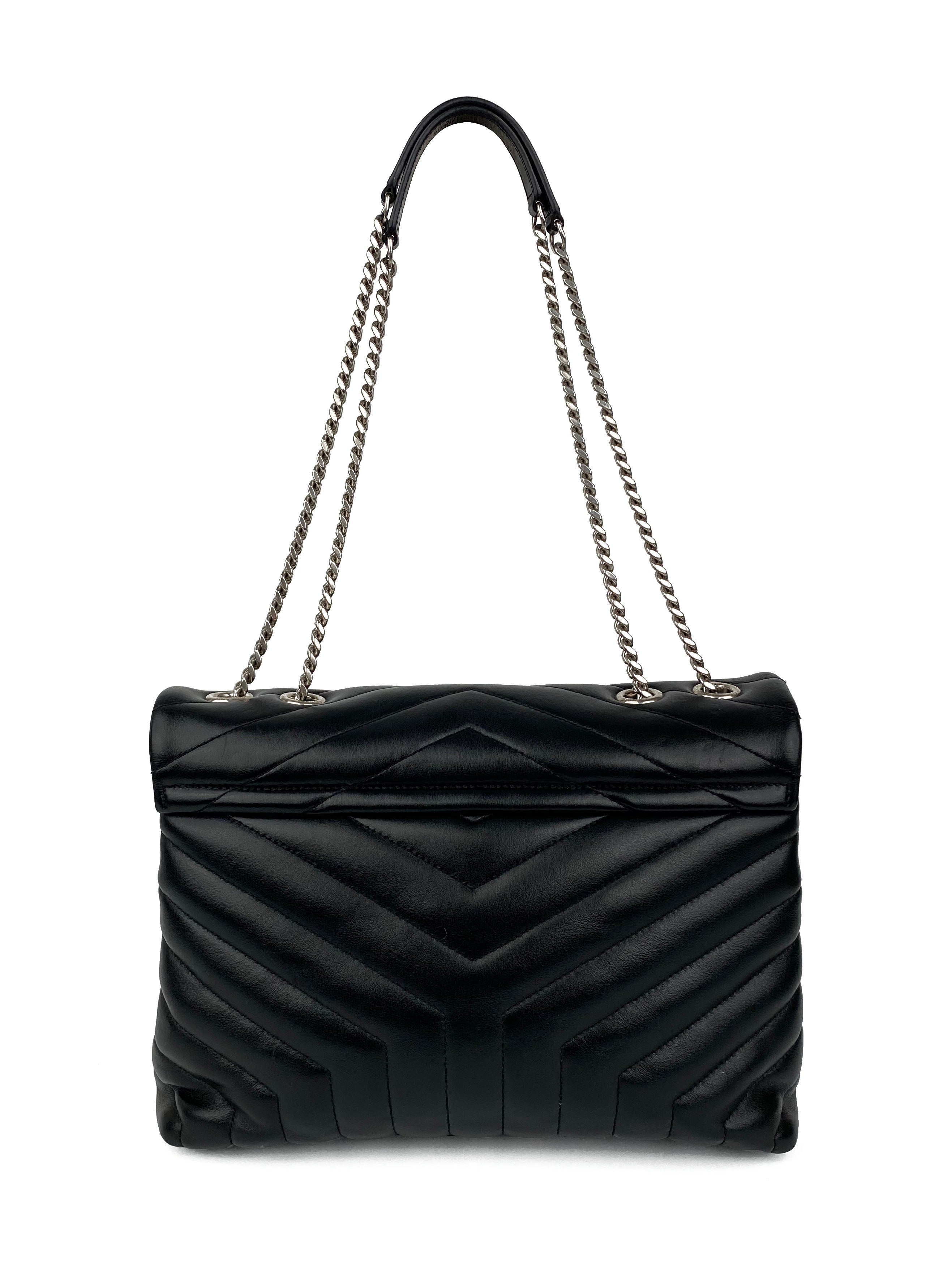 Saint Laurent Medium Black LouLou Bag