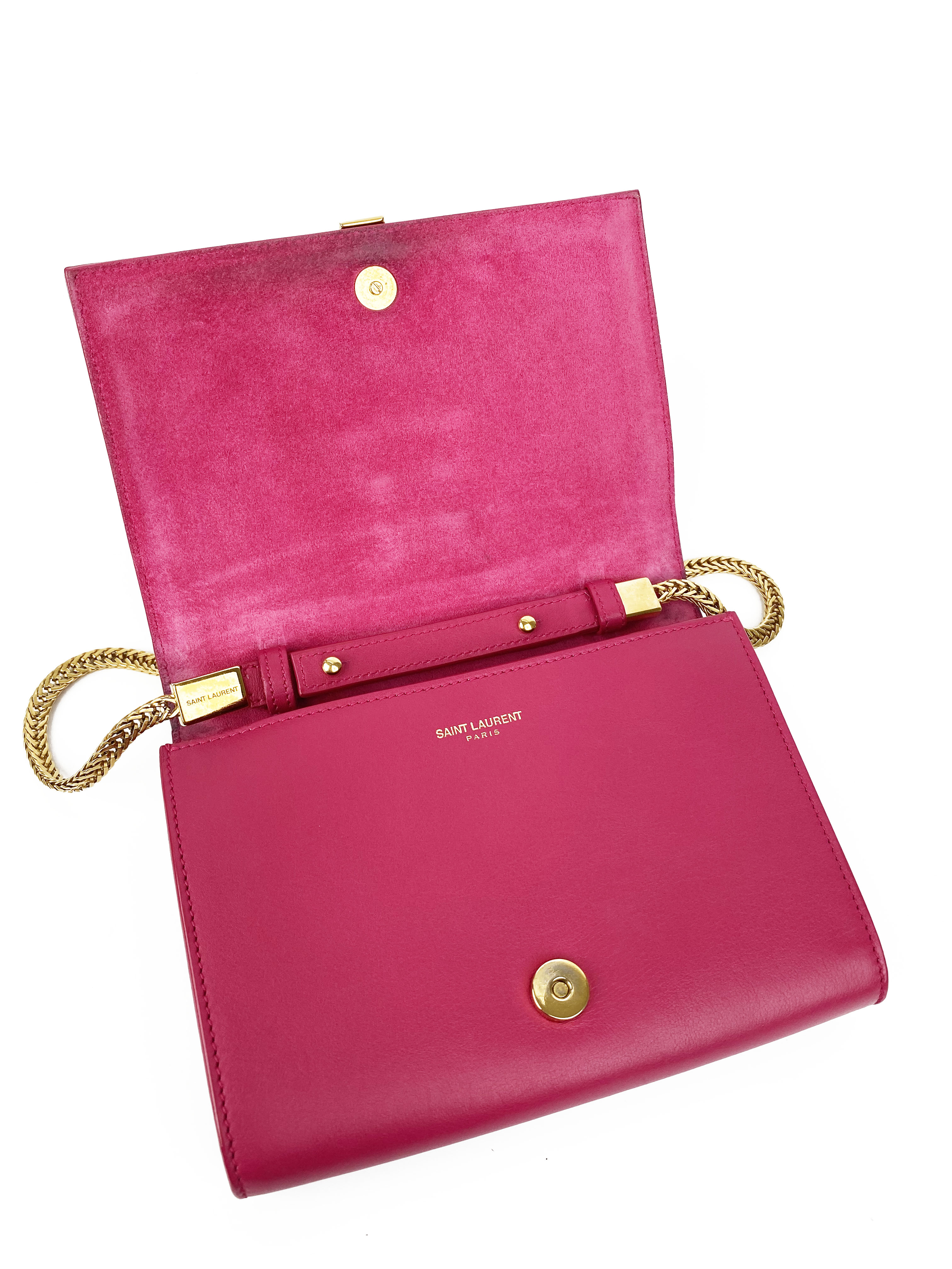 Saint Laurent Mini Pink Ligne Crossbody Bag Votre Luxe
