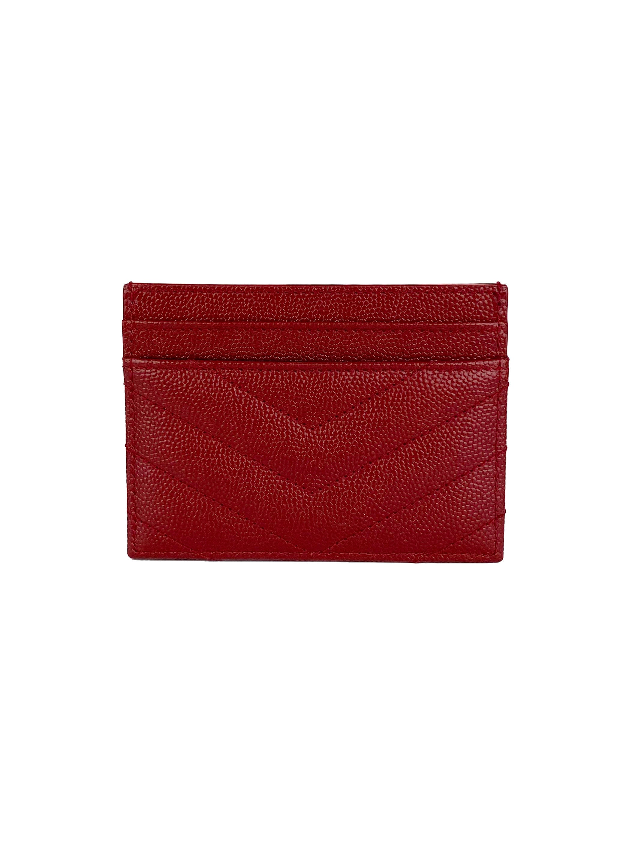 Saint Laurent Red Cardholder