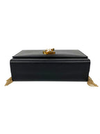 Saint Laurent Small Black Kate Box Bag with Side Tassels