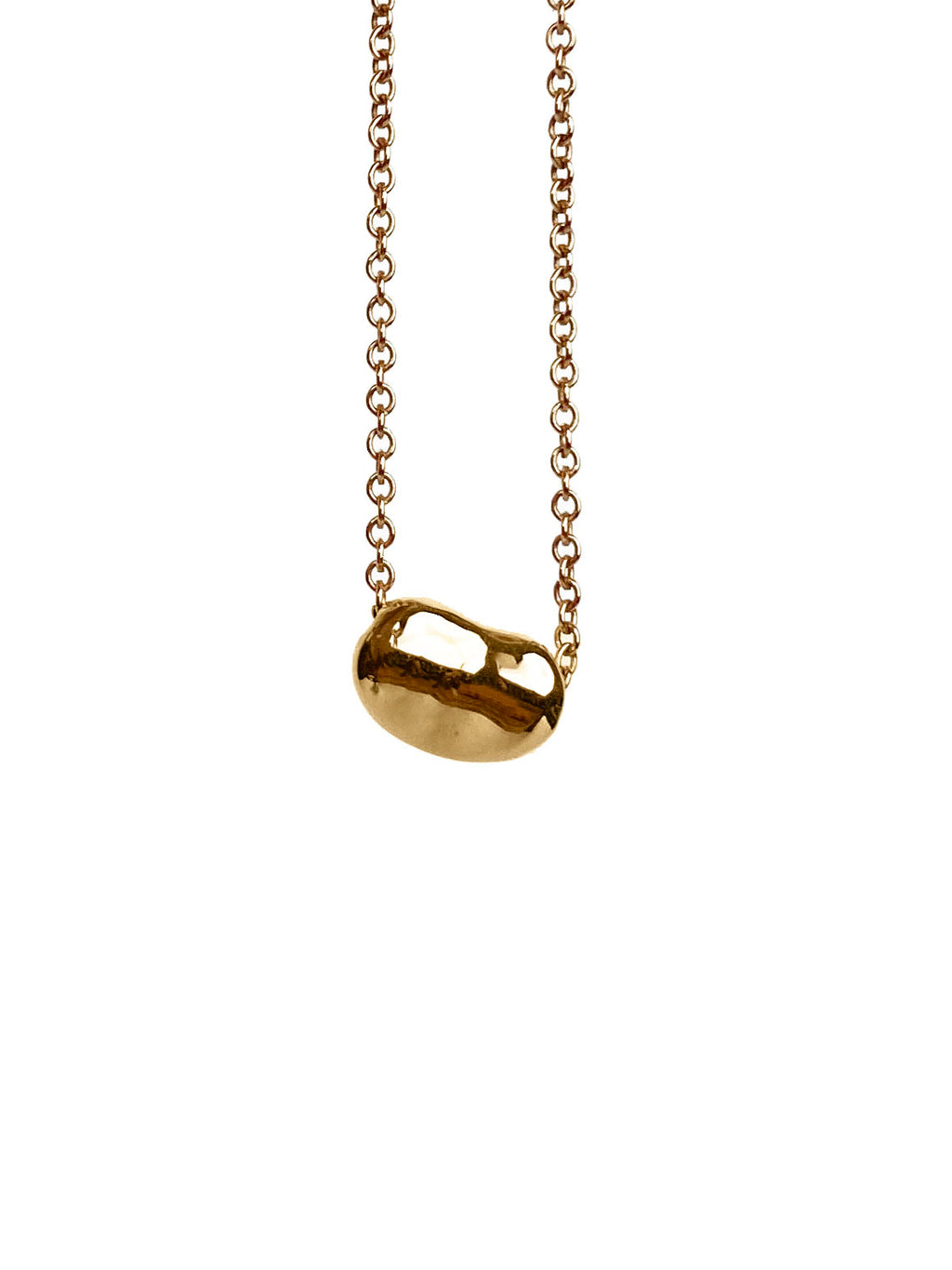 Tiffany & Co Rose Gold Bean Necklace