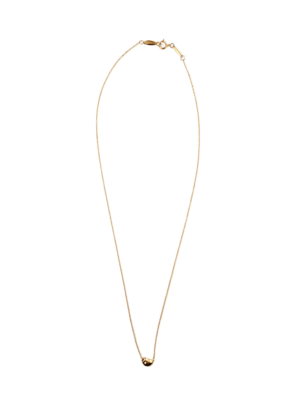 Tiffany & Co Rose Gold Bean Necklace