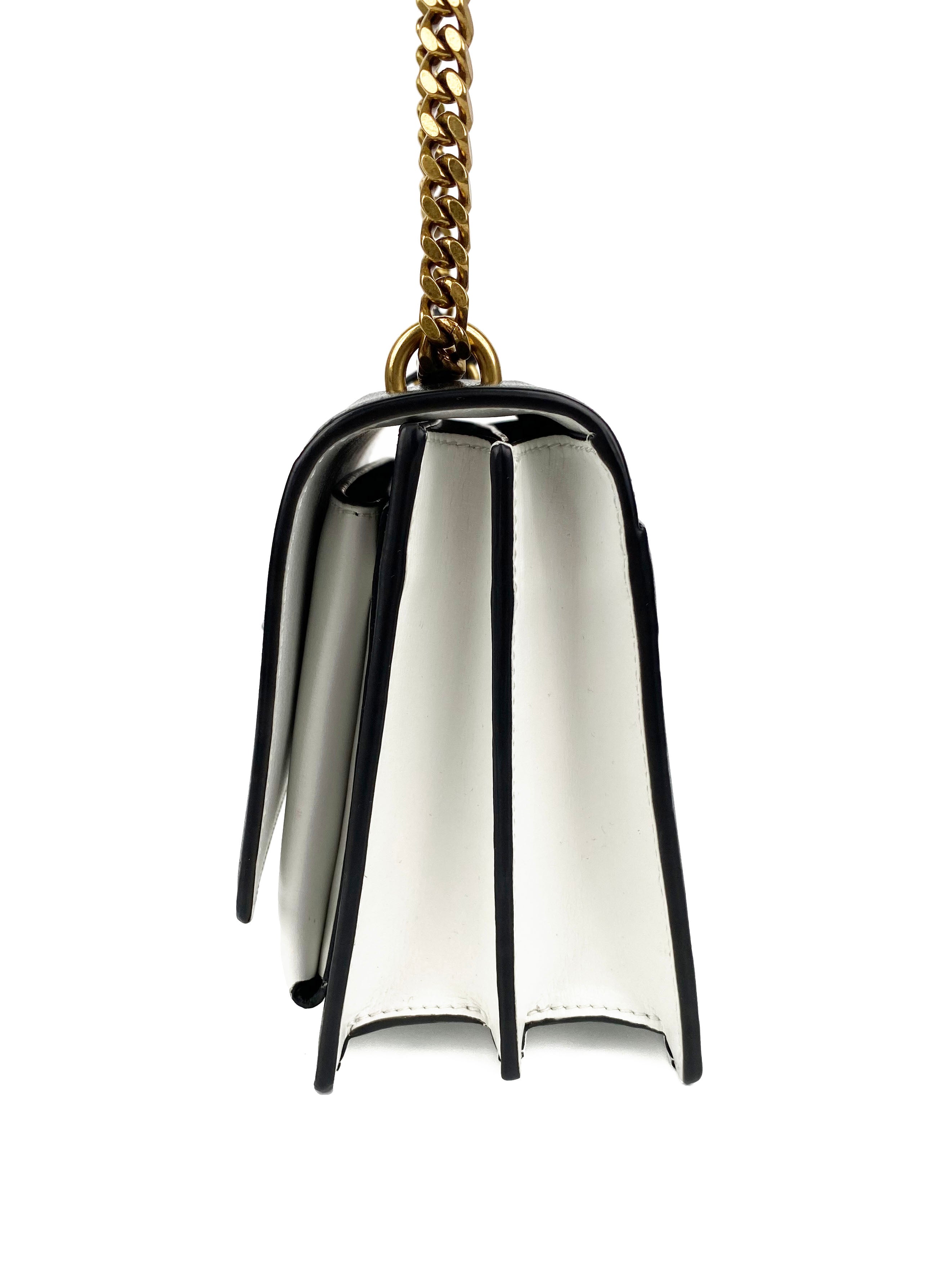 Saint Laurent Two-tone Black & White Sunset Bag