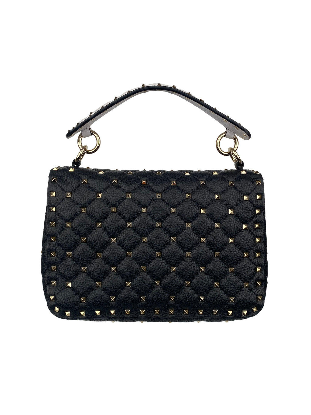 Valentino Black & White Rockstud Bag