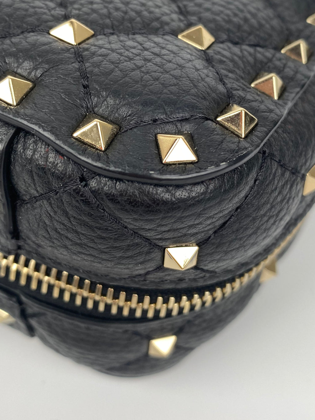 Valentino Black & White Rockstud Bag