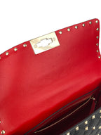 Valentino Black & White Rockstud Bag