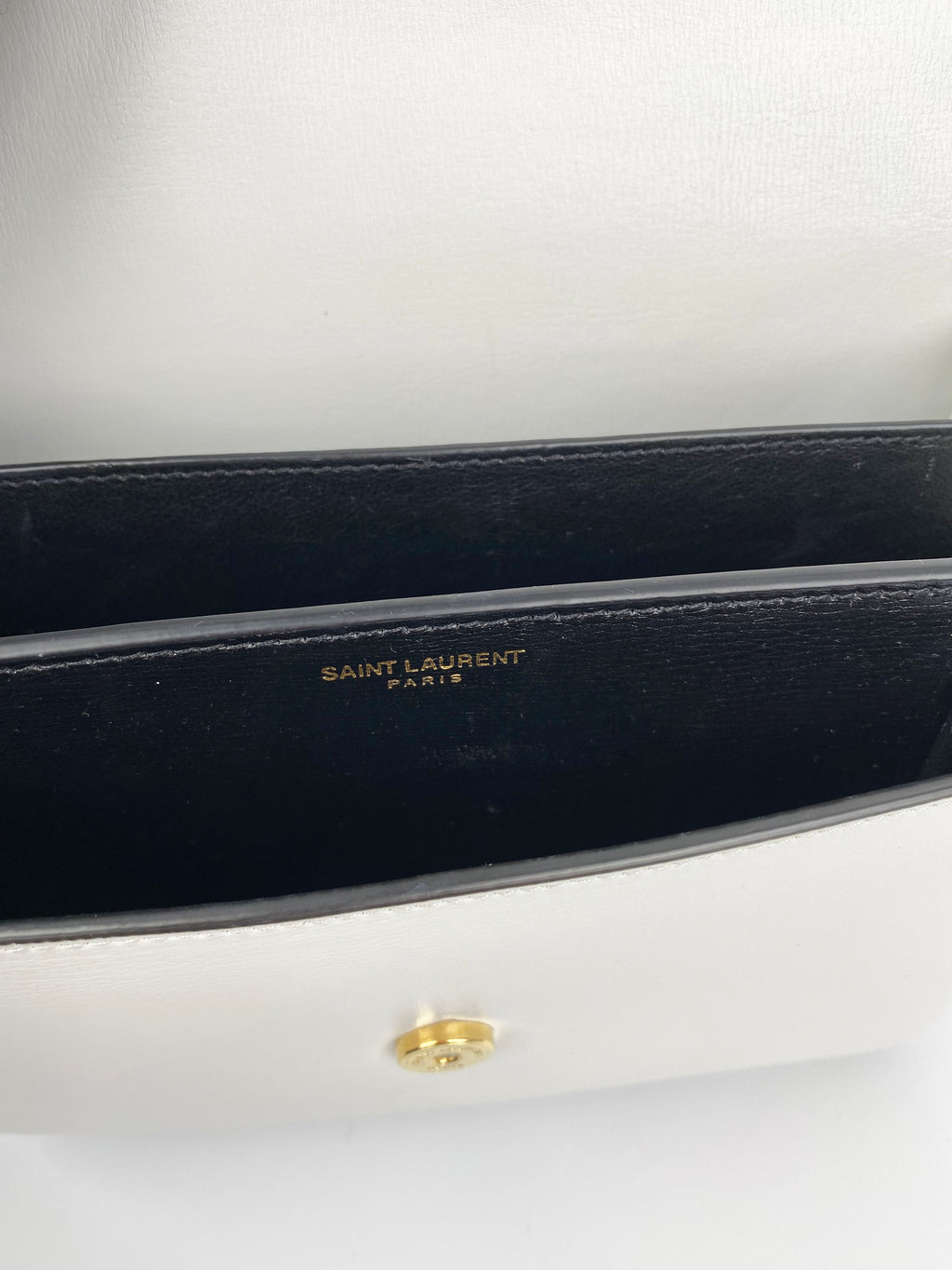 Saint Laurent Two-tone Black & White Sunset Bag