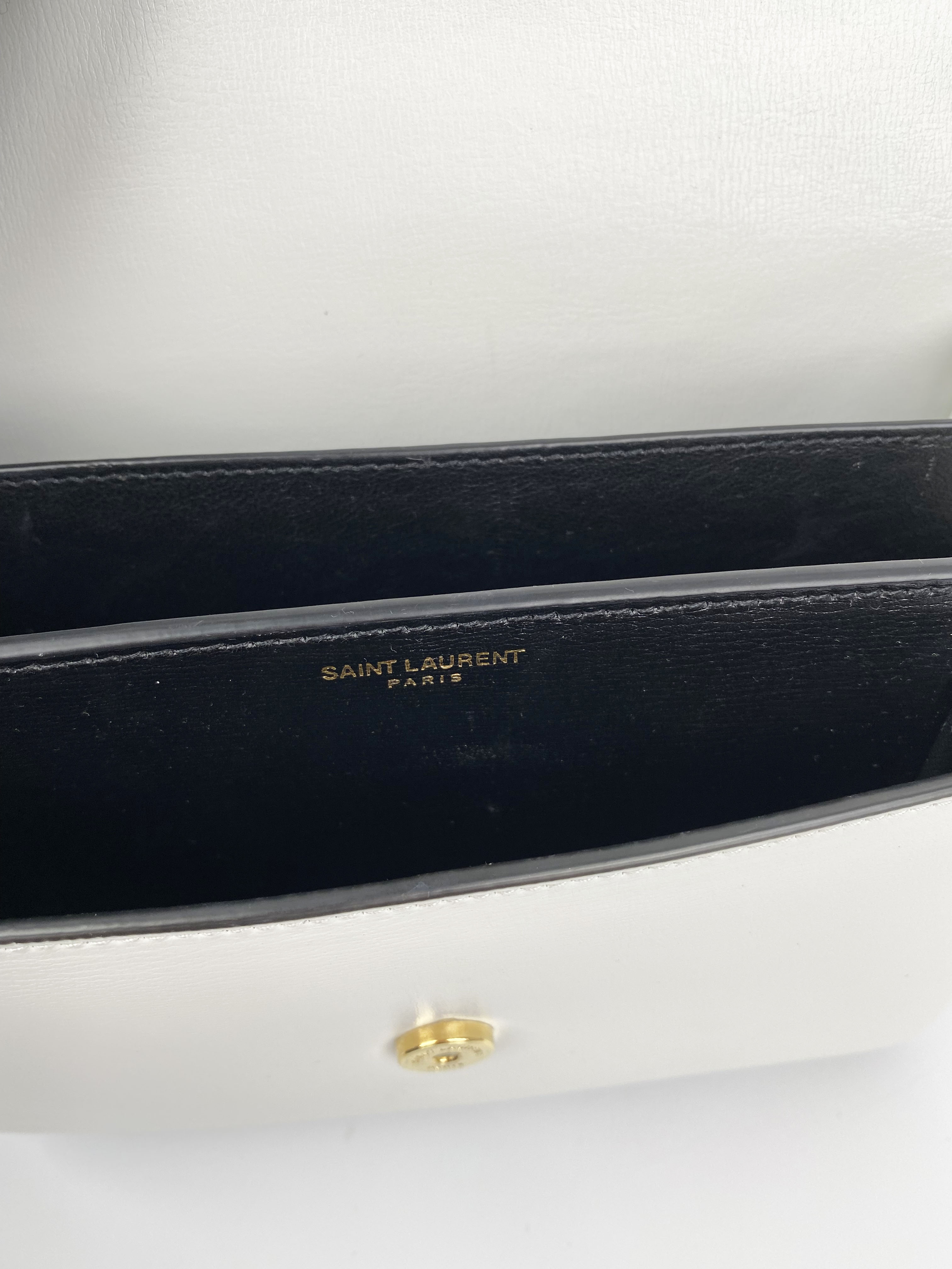 Saint Laurent Two-tone Black & White Sunset Bag