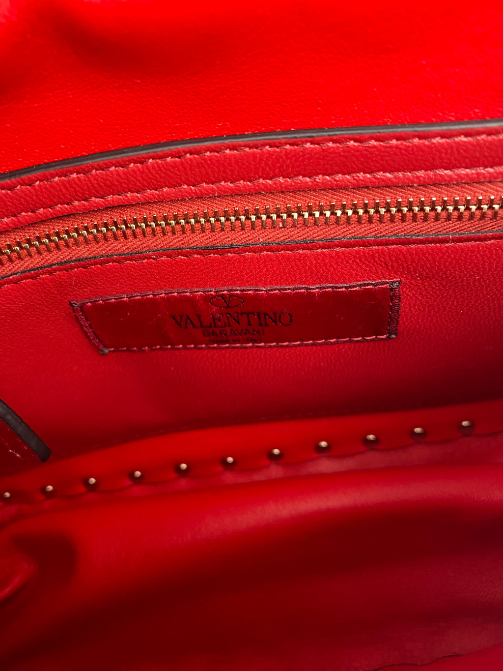 Valentino Black & White Rockstud Bag