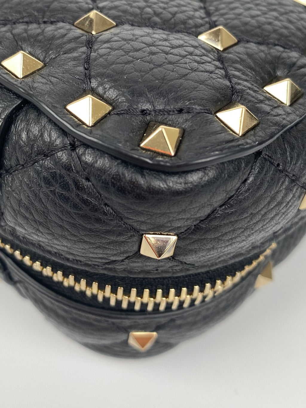 Valentino Black & White Rockstud Bag