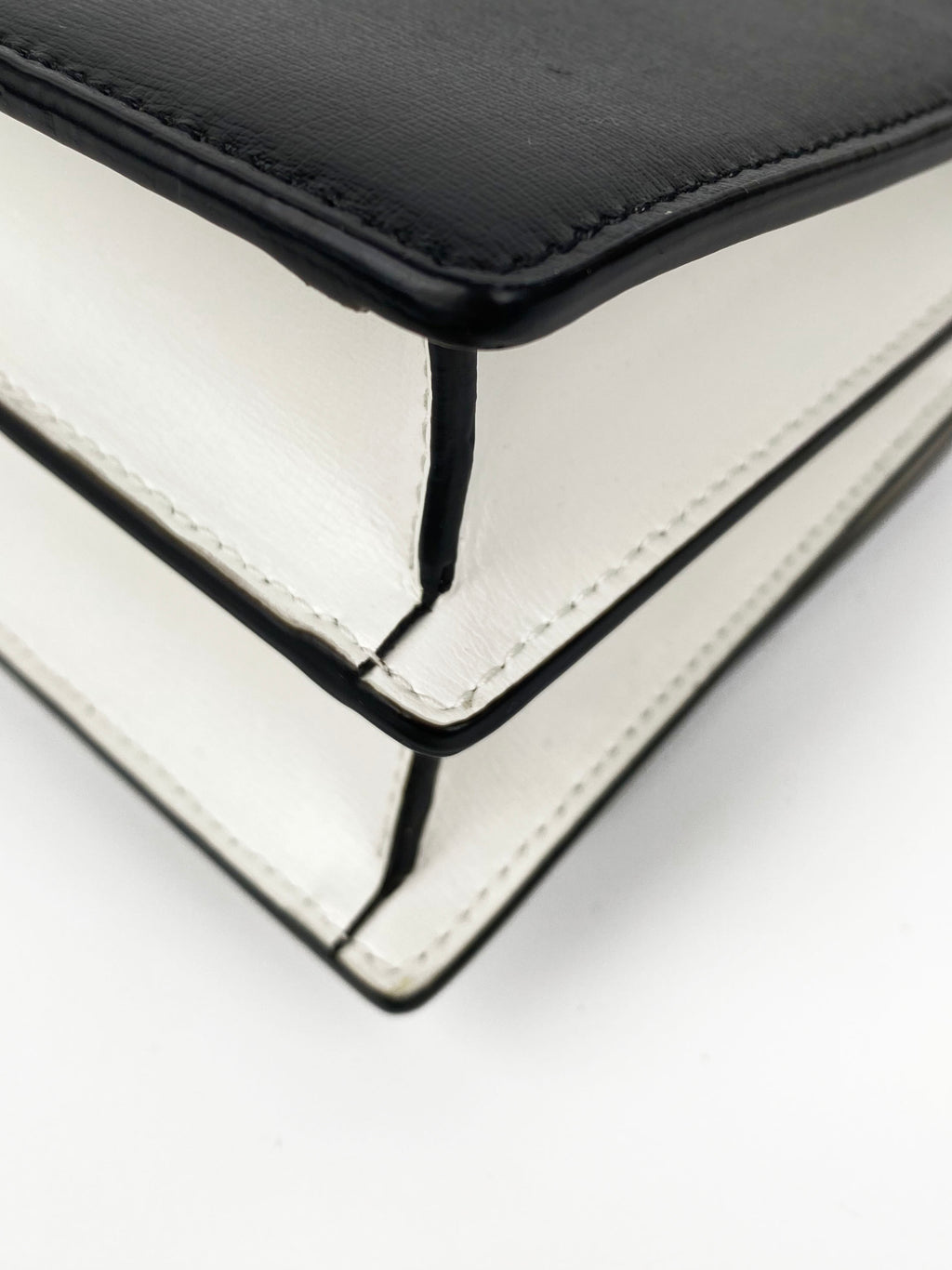 Saint Laurent Two-tone Black & White Sunset Bag
