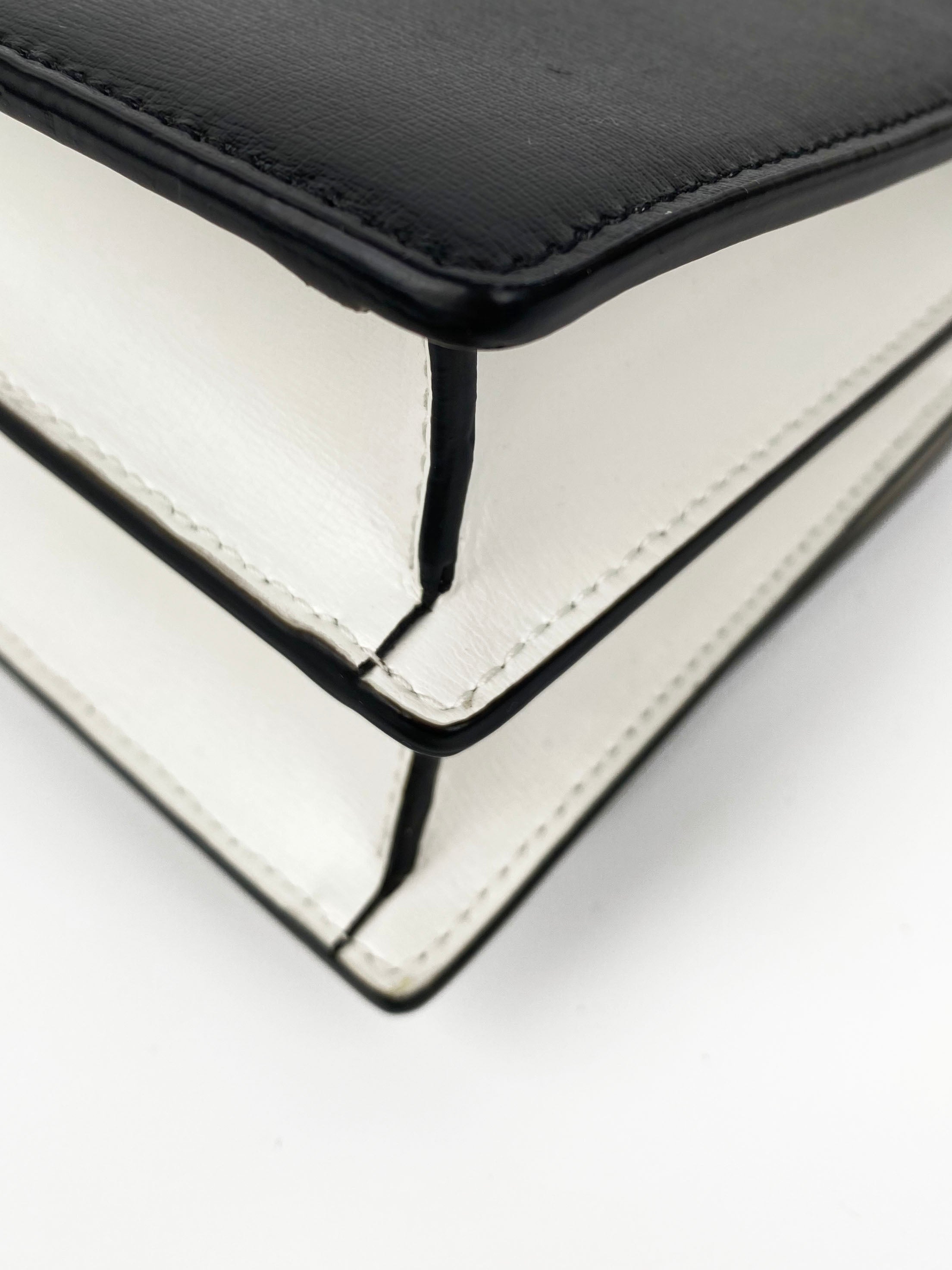 Saint Laurent Two-tone Black & White Sunset Bag