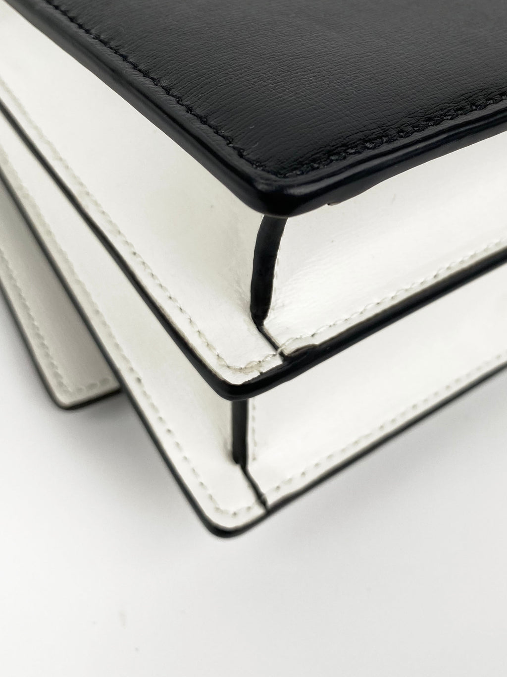 Saint Laurent Two-tone Black & White Sunset Bag