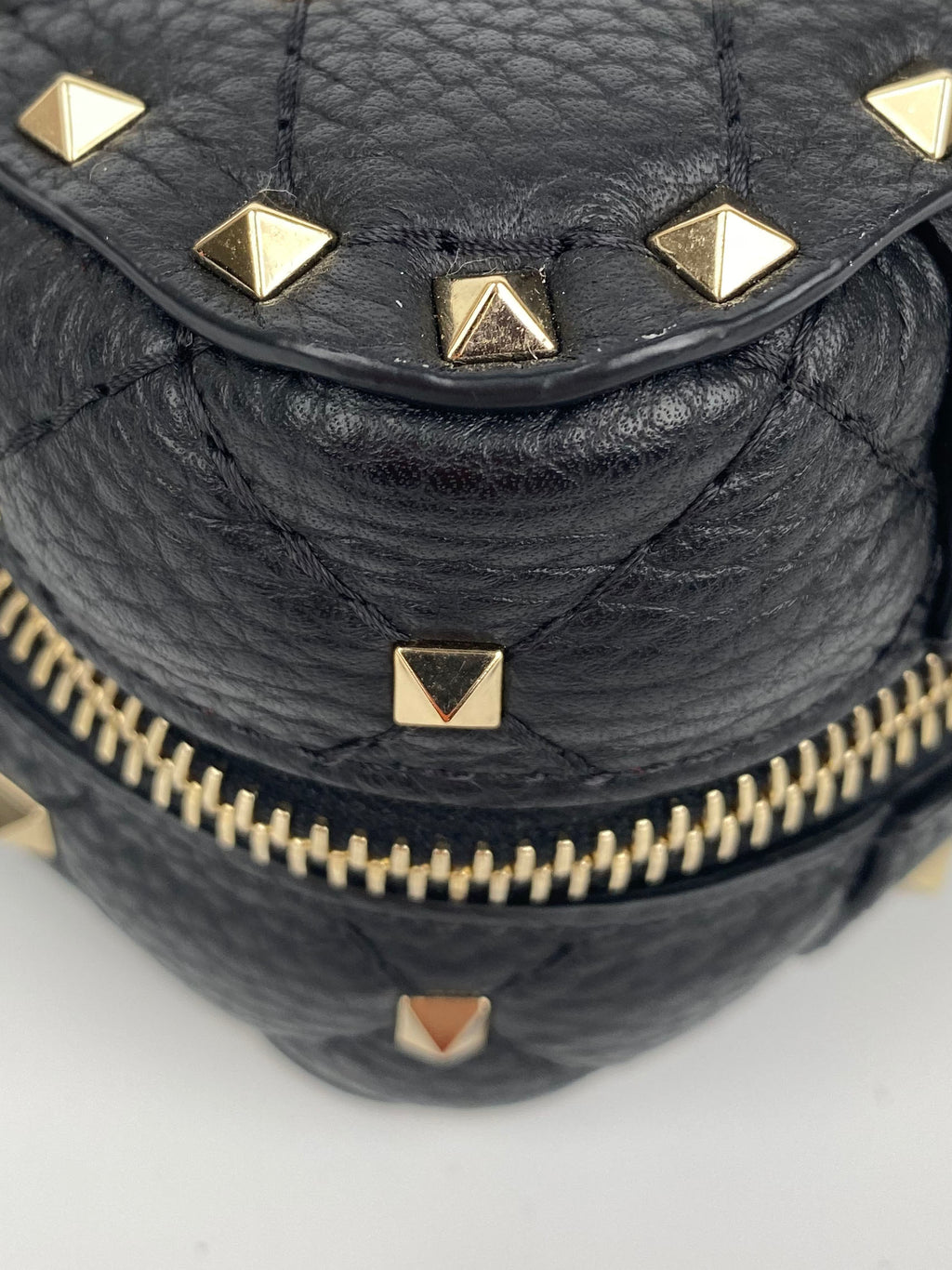 Valentino Black & White Rockstud Bag