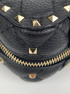 Valentino Black & White Rockstud Bag