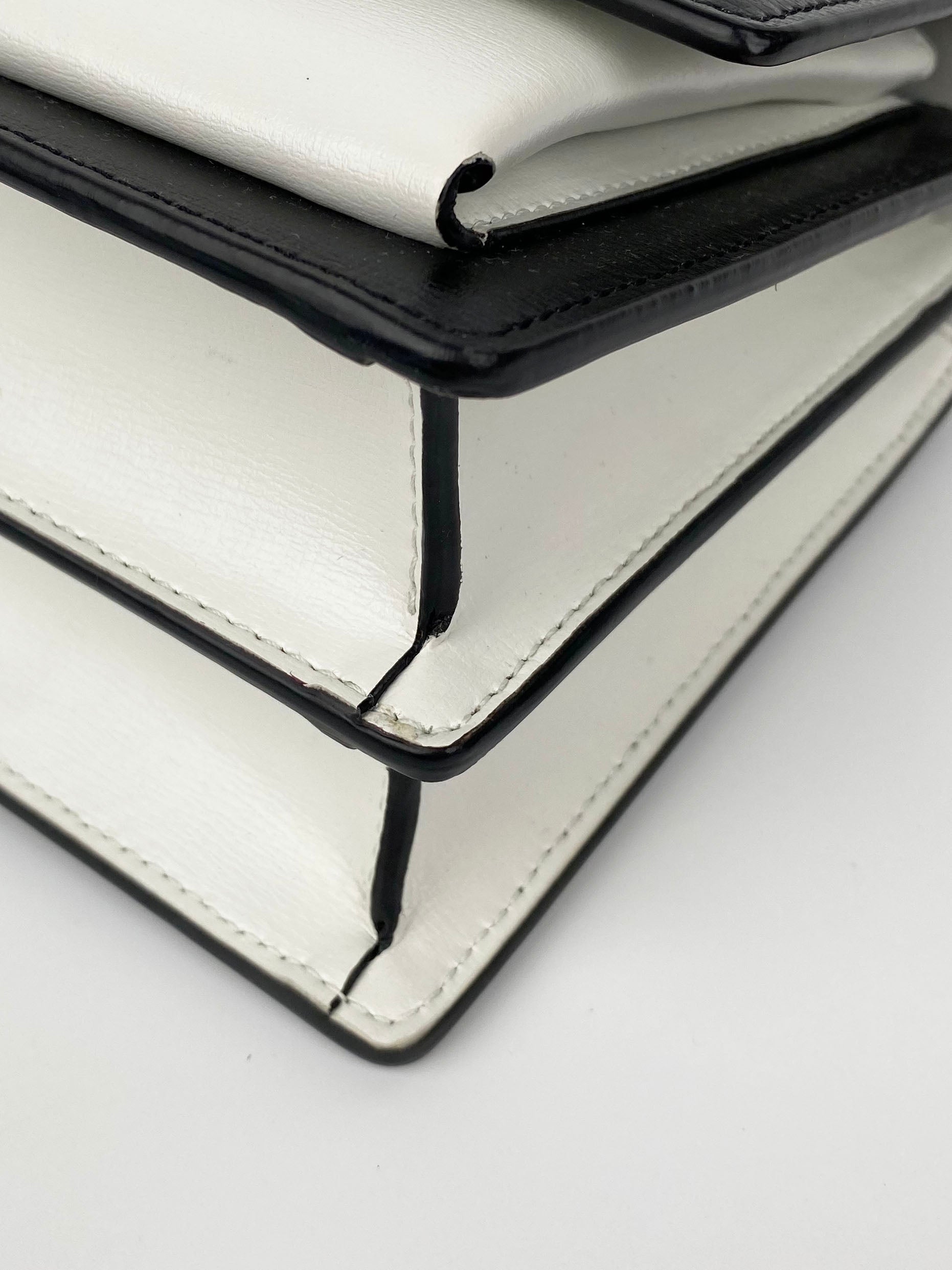 Saint Laurent Two-tone Black & White Sunset Bag