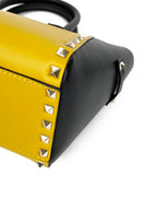 Valentino Black & Yellow Rockstud Bag
