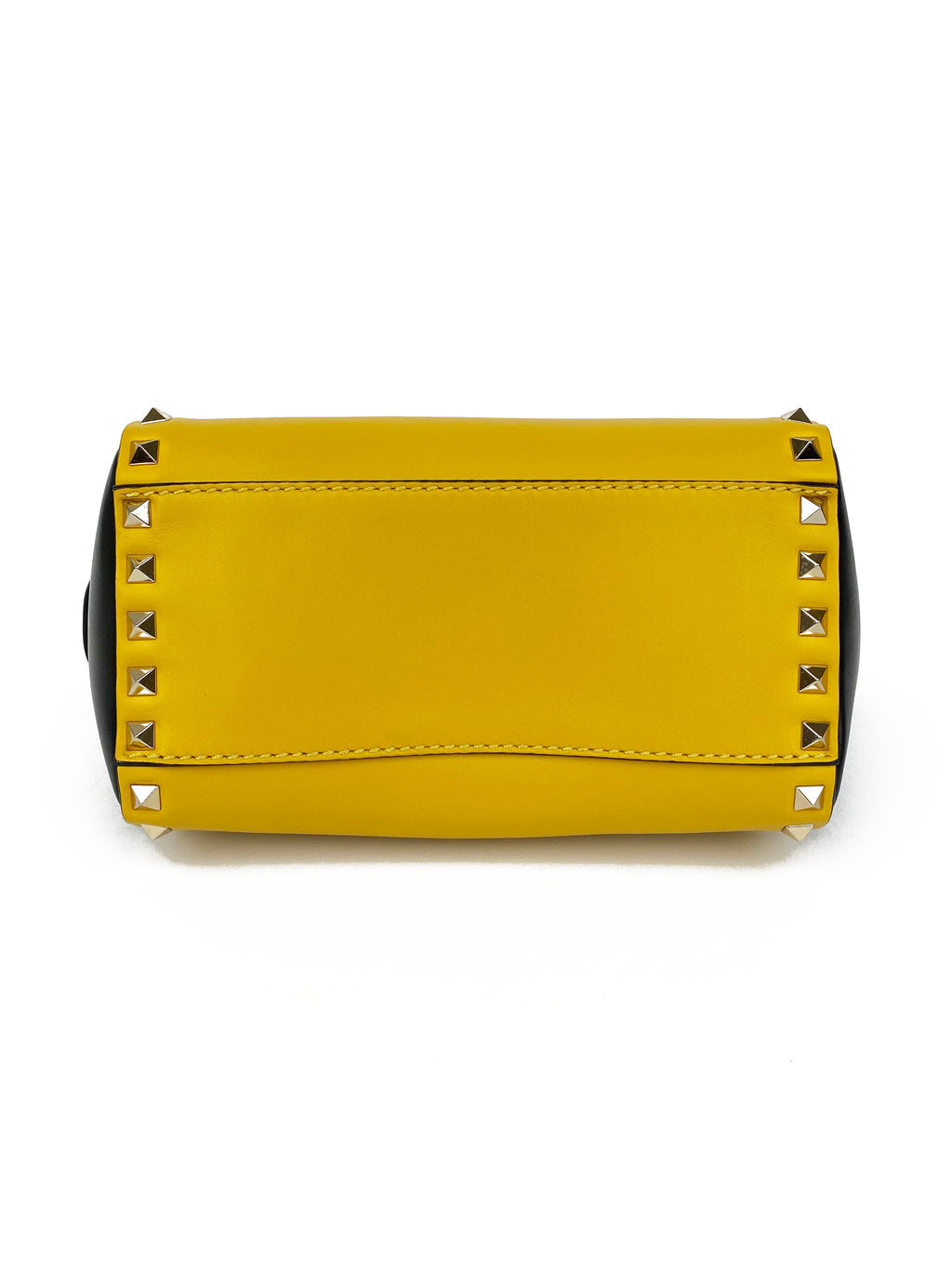 Valentino Black & Yellow Rockstud Bag