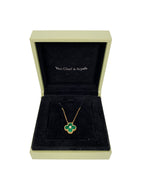 Van Cleef & Arpels Green Alhambra Necklace