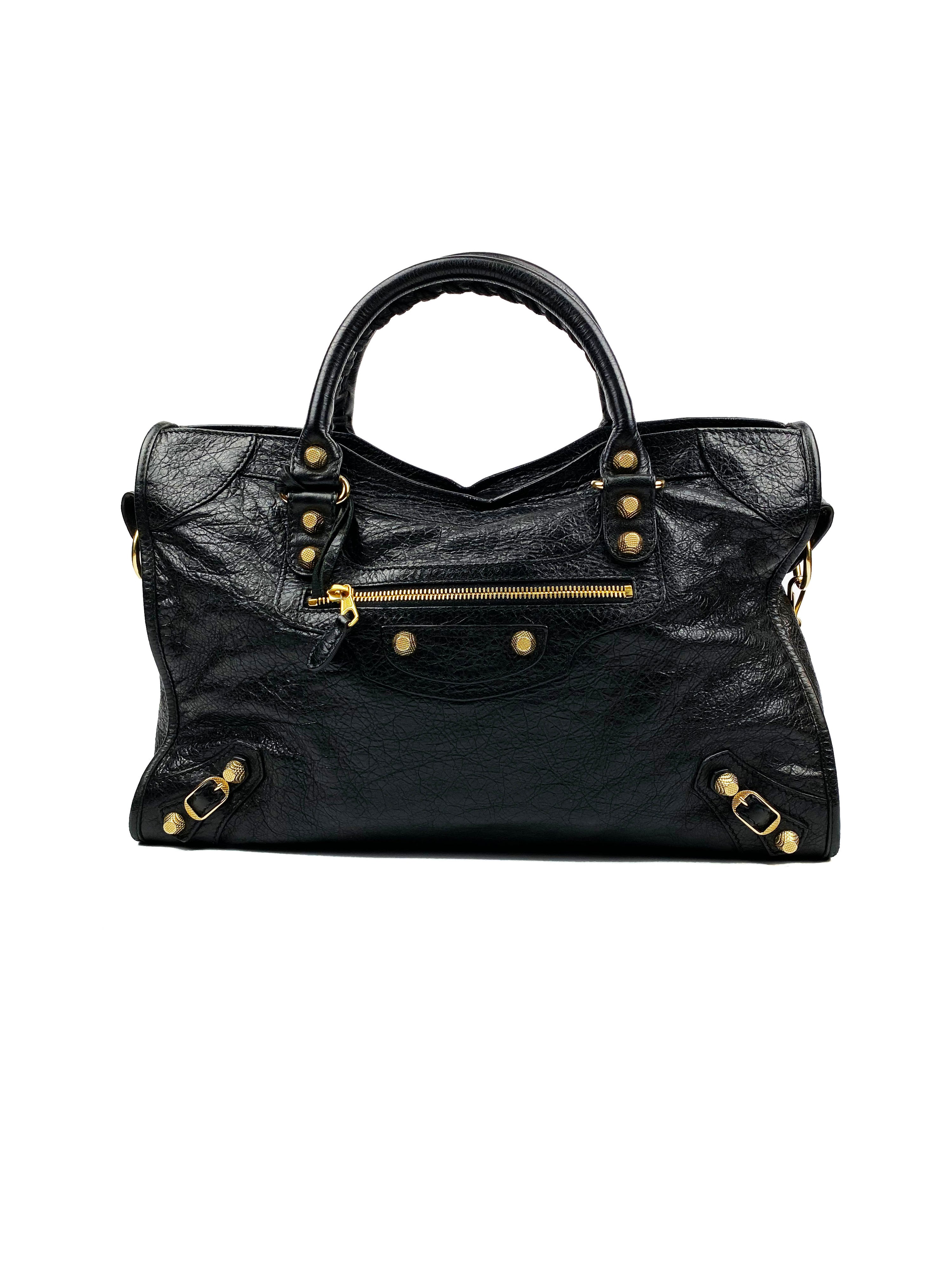 Balenciaga Black City Bag