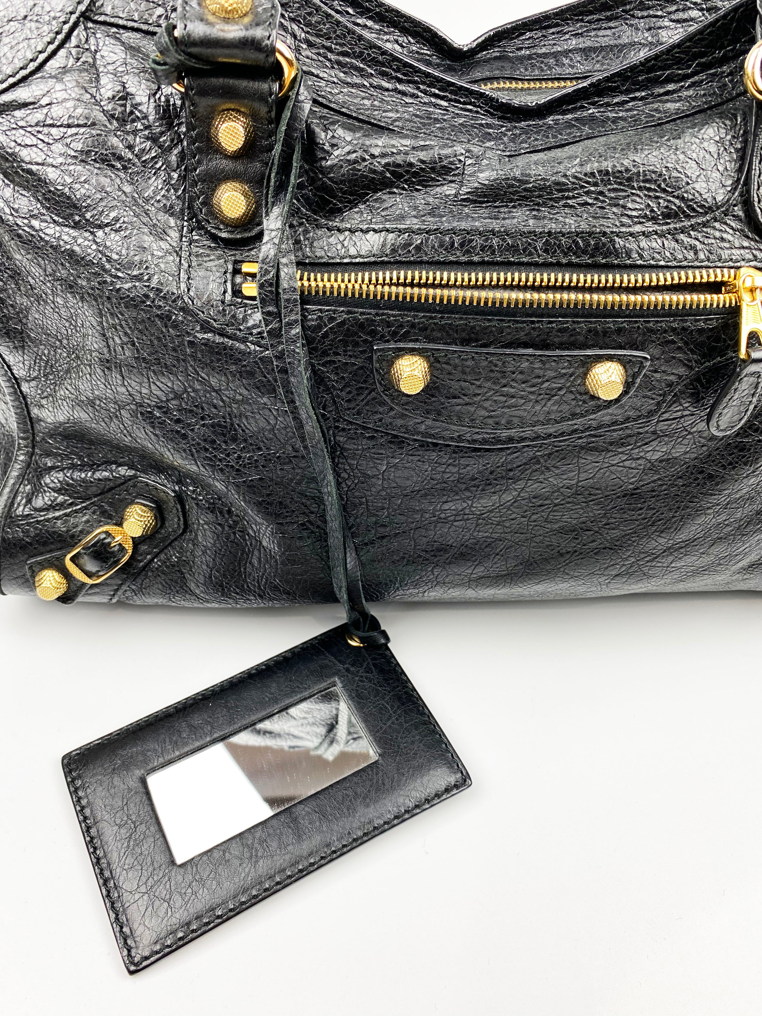 Balenciaga Black City Bag